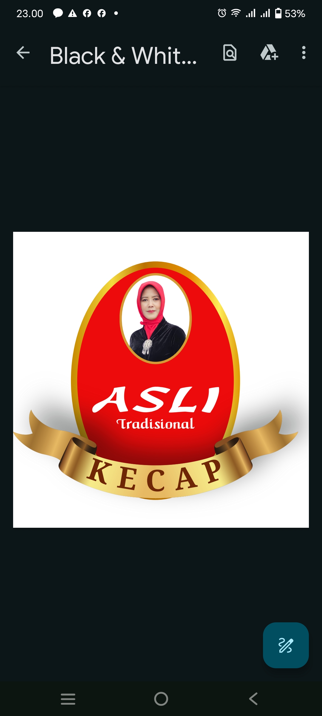 Kecap Cap ASLI TRADISIONAL