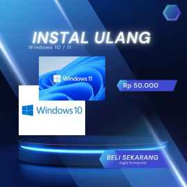 Instal Ulang Windows 7 / 10 / 11