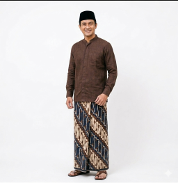 Sarung batik santri
