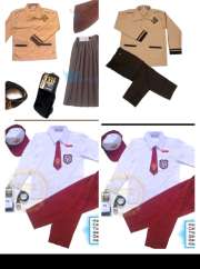 Baju seragam sekolah SD SMP SMA 