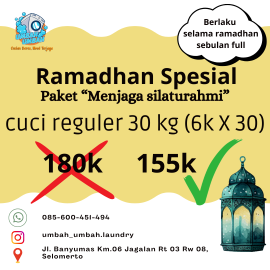 Spesial Ramadhan Cuci Setrika