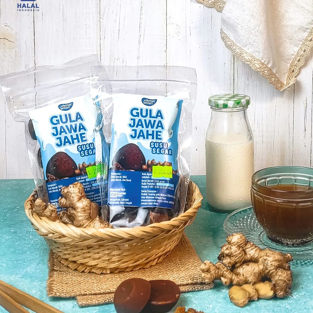 Gula Jawa Jahe Rasa Susu Segar